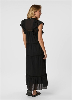 Ankita s voile kjole Sort Neo Noir 